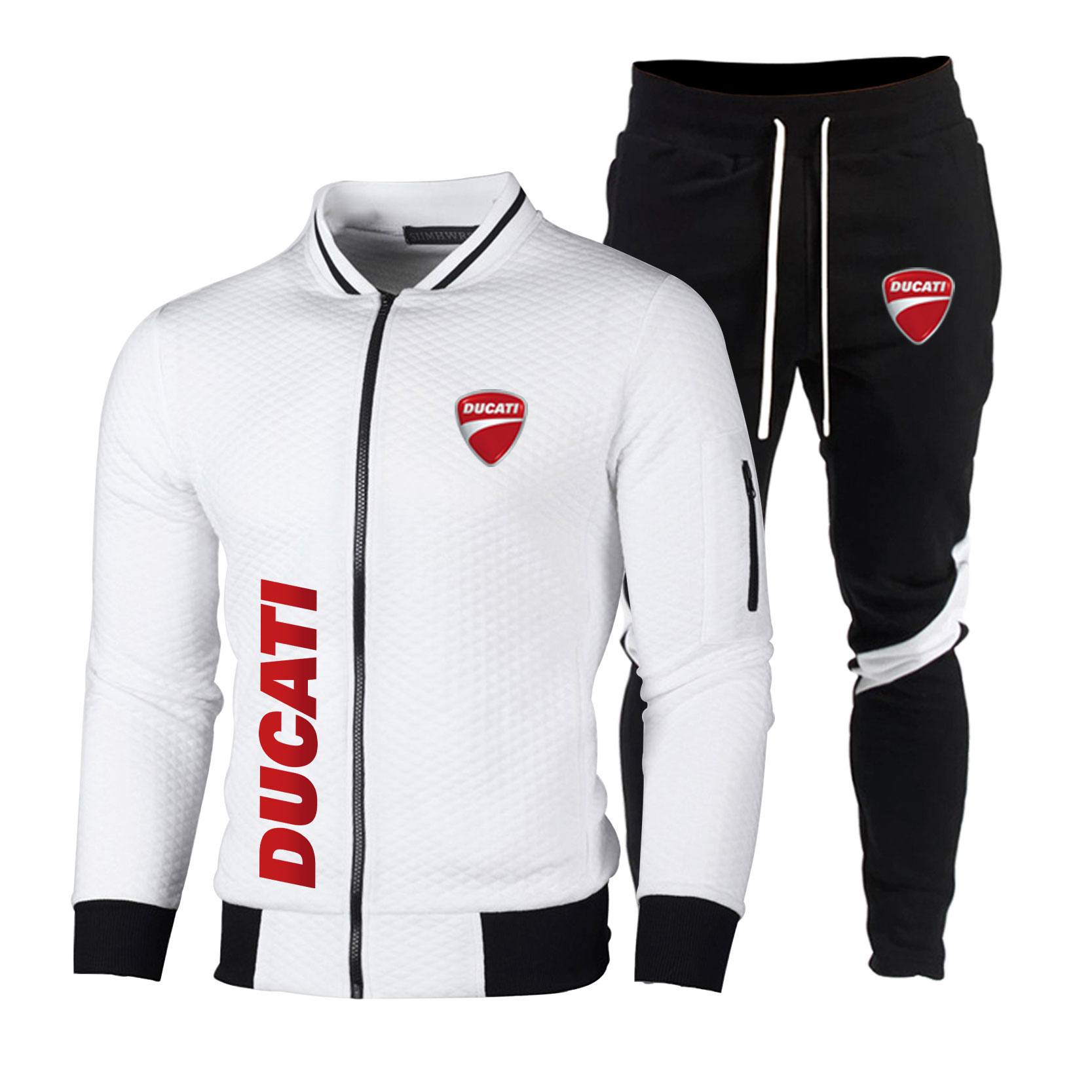 Motorcycle Gear Mens - Erkek takımları beyzbol ceketi + spor